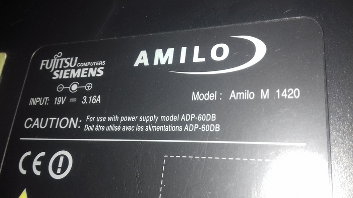 Продам дёшево неработающий ноутбук Fujitsu-Siemens Amilo M1420. Бориспіль