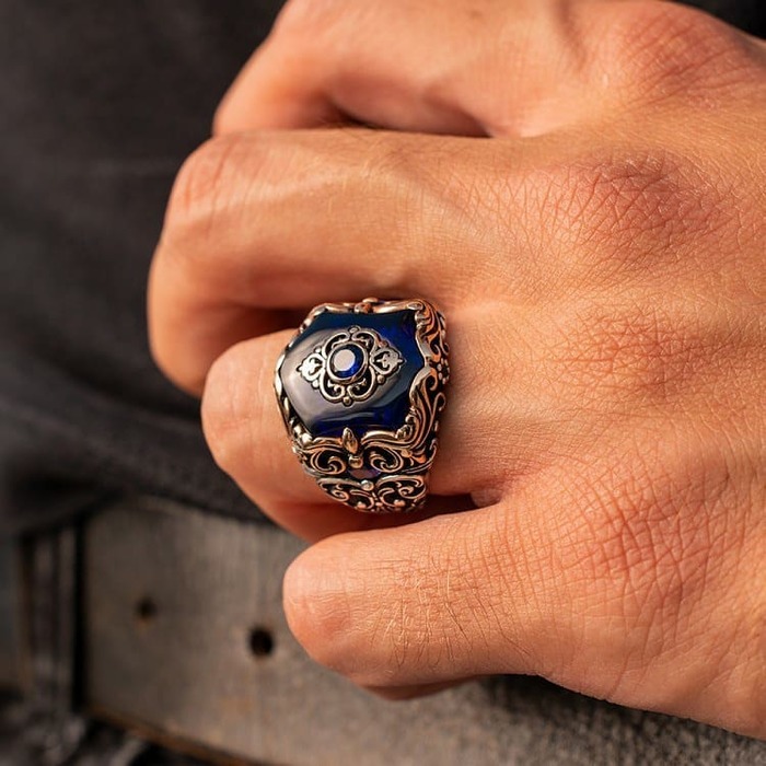 Авторское серебряное кольцо, перстень, печатка ручной работы 925 пробы с позолотой Луцк
