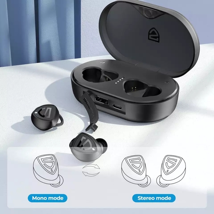 Беспроводные Наушники SoundPEATS Trueshift 2 Wireless Earbuds Black Рівне