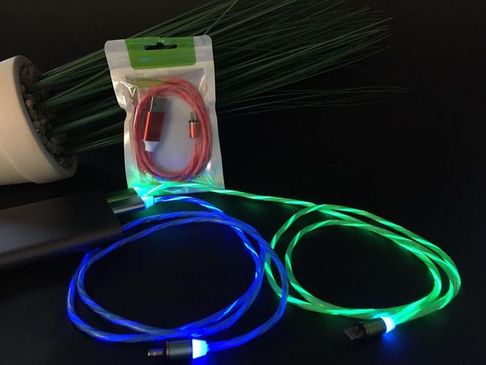 Магнитный USB LIGHT Светящейся Шнур-Зарядка Для IPhone И Android Чернигов