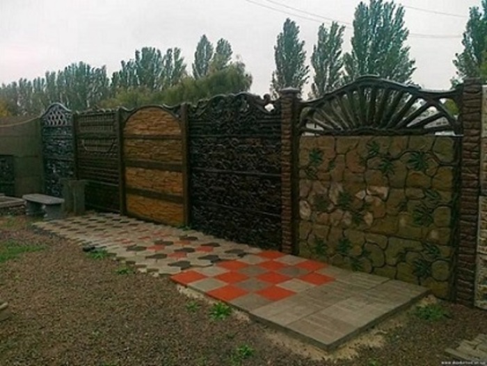 Бетонні паркани та тротуарна плитка у Вінниці Винница