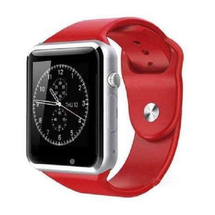 Смарт-годинник Smart Watch A1 розумний електронний зі слотом під sim-карту + карту пам'яті micro-sd. Колір червоний Львів