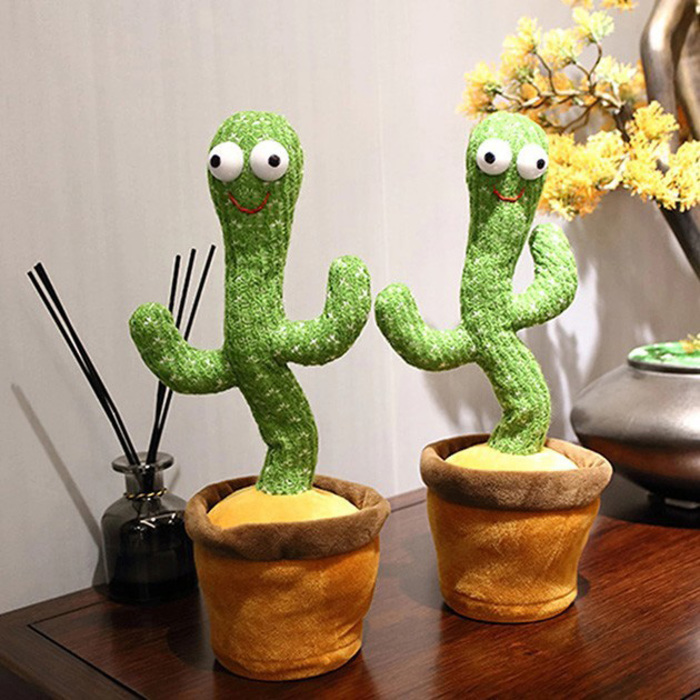 Танцюючий кактус співаючий 120 пісень з підсвічуванням Dancing Cactus TikTok іграшка Одесса
