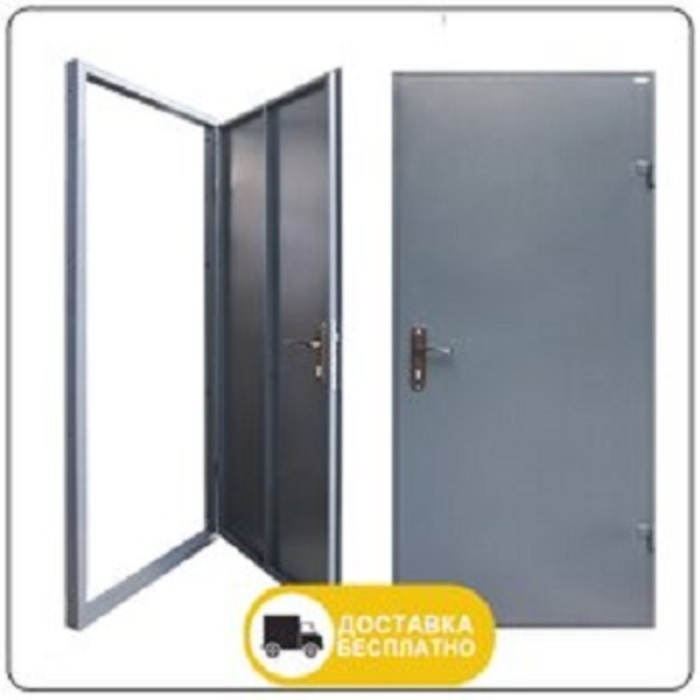 Двері вхідні технічні серія ЕКО 2020*850, 950 мм Днепр